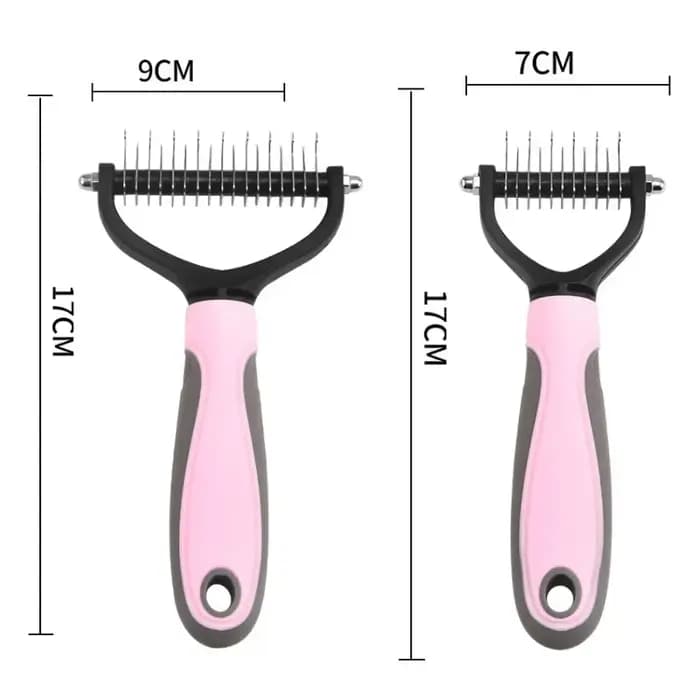 (1PC) Peigne de toilettage pour animaux de compagnie - Choisissez 11 ou 17 dents - Brosse démêlante
