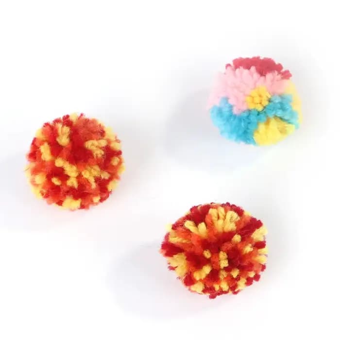Jouets amusants pour chat, boule de laine colorée, interactif, soulagement de l'ennui, jouet pour ch