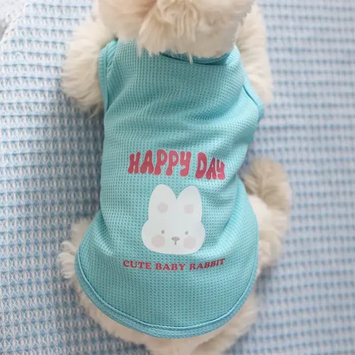 Débardeur gaufré pour animaux de compagnie, mignon et Simple, fin, chat et chien, vêtements universe