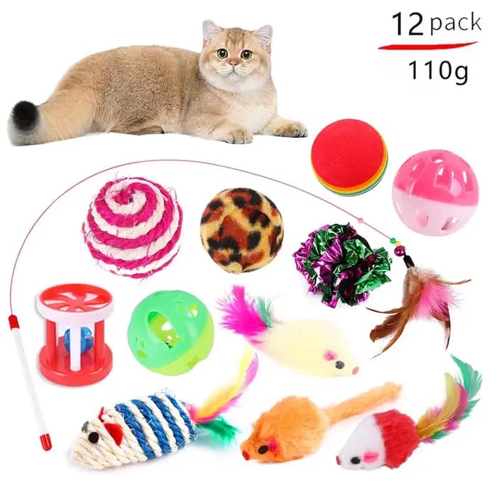 Jouets de variété pour chat, jouet pour chat, jouet pour chat, anciers de chat drôle, souris en sisa