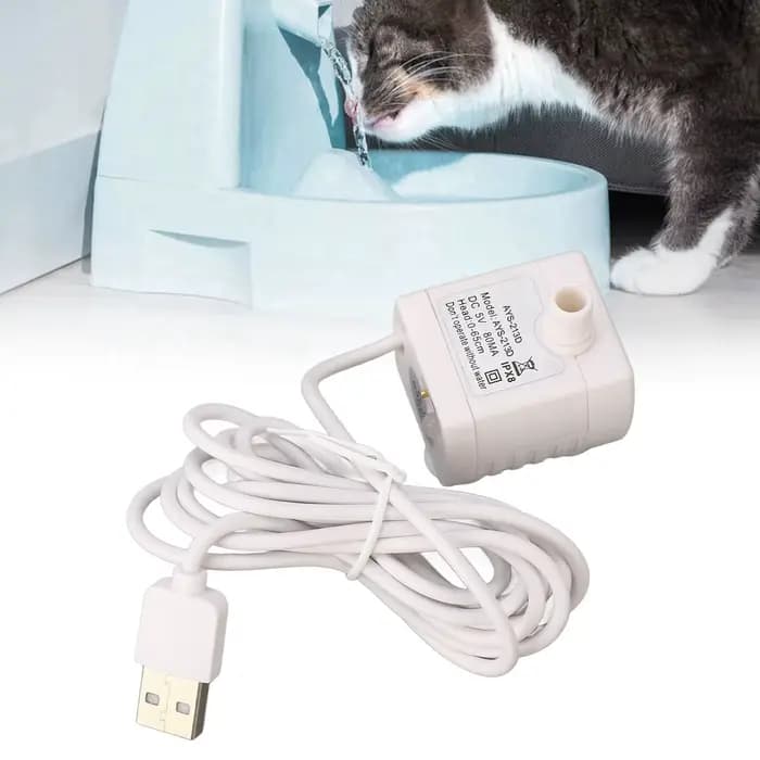 Fontaine pour chat, prévention de la combustion sèche, pompe amovible pour fontaine d'eau pour anima