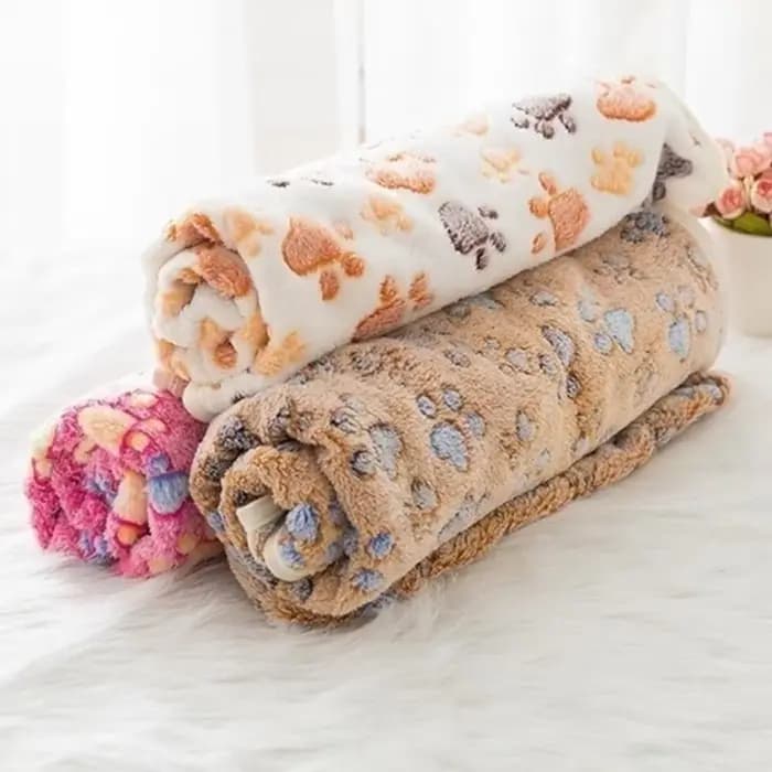 Couverture douce et moelleuse pour animaux de compagnie, tapis de dessin animé mignon, couverture ch