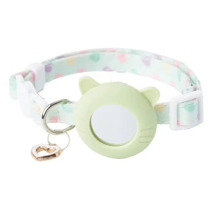 Collier de suivi réglable pour chat, pour support AirTag, boucle de sécurité, étui de protection en