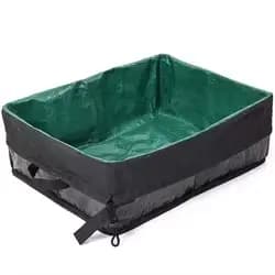Bac à litière portable réutilisable pour animaux de compagnie, bac à litière Oxford, toilette pour c