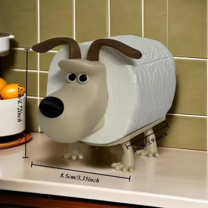 Support de toilette pour chiot, décoration d'intérieur, accessoire de salle de bain, rangement adapt