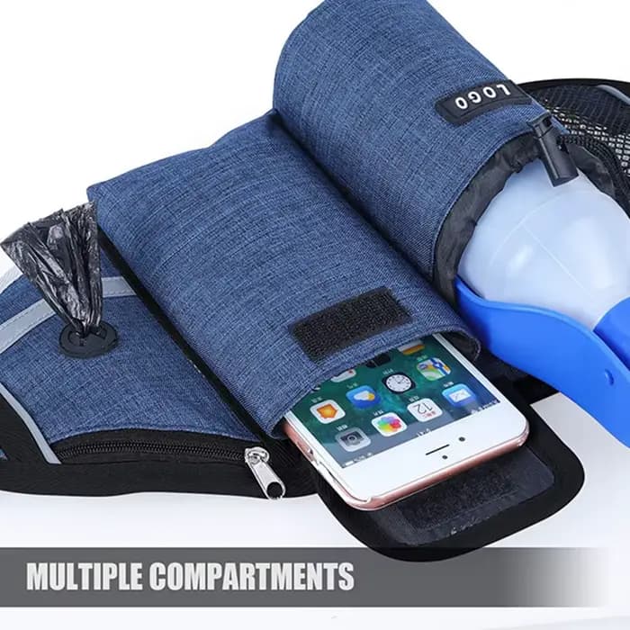 Sacs de Marche pour Chien, Entraînement pour Animal de Compagnie, Sac Banane, Mains Libres, Poudres
