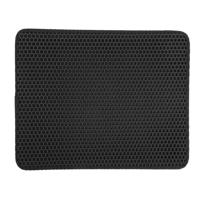 Tapis en silicone épaissi pour litière de chat, multifonctionnel, facile à nettoyer, imperméable, po