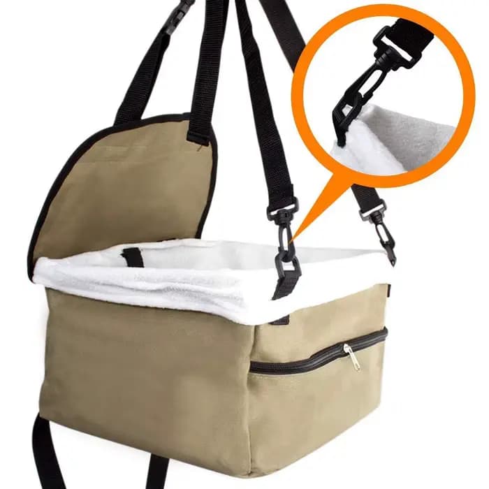 Sac de siège de transport de voiture pour animaux de compagnie, panier étanche, hamac pliant, sac de