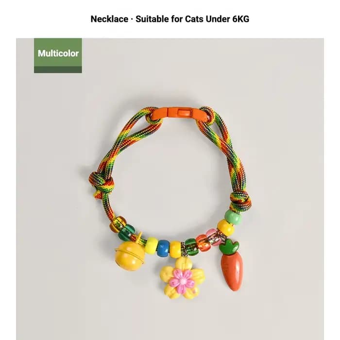 Collier pour animaux de compagnie, avec breloque imprimée patte, réglable, mignon chat, chien, cloch