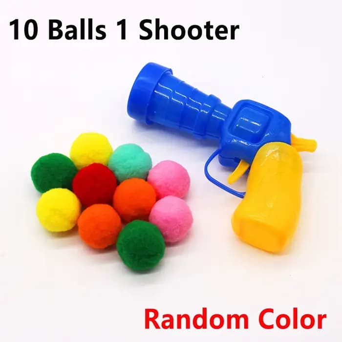 Pistolet de tir à balle en peluche pour chat, jouets amusants pour chat, lancement coule, jouet d'en