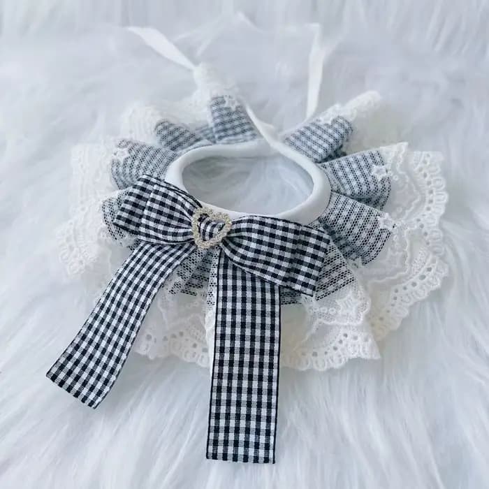Plaid chien arc bavoirs collier dentelle écharpe lavable noeuds papillon foulard Bandanas chiot chat