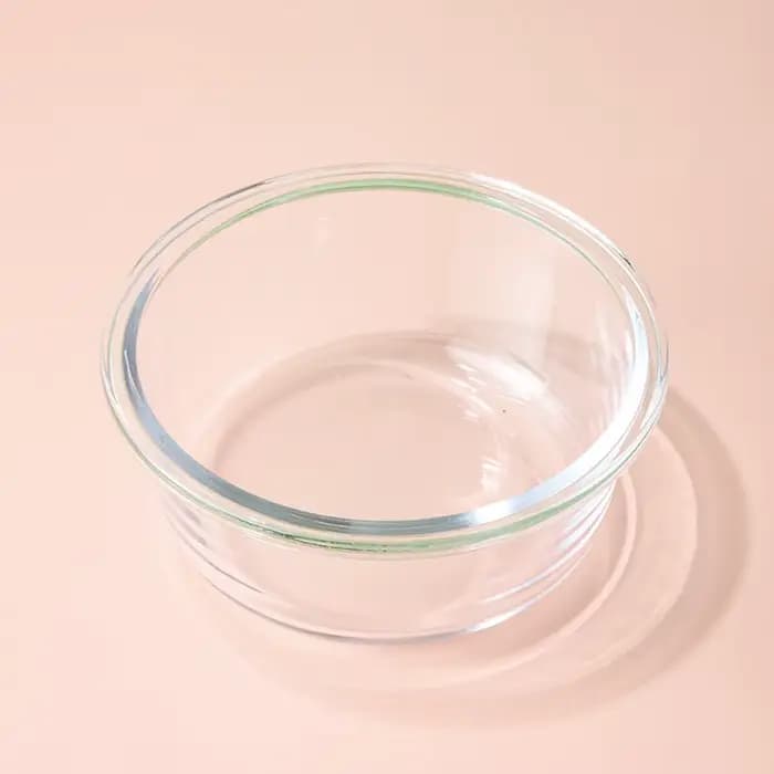 Bol en verre double paroi 400 ml pour chat et chien avec support en fer doré, gamelle pour chiot, ac