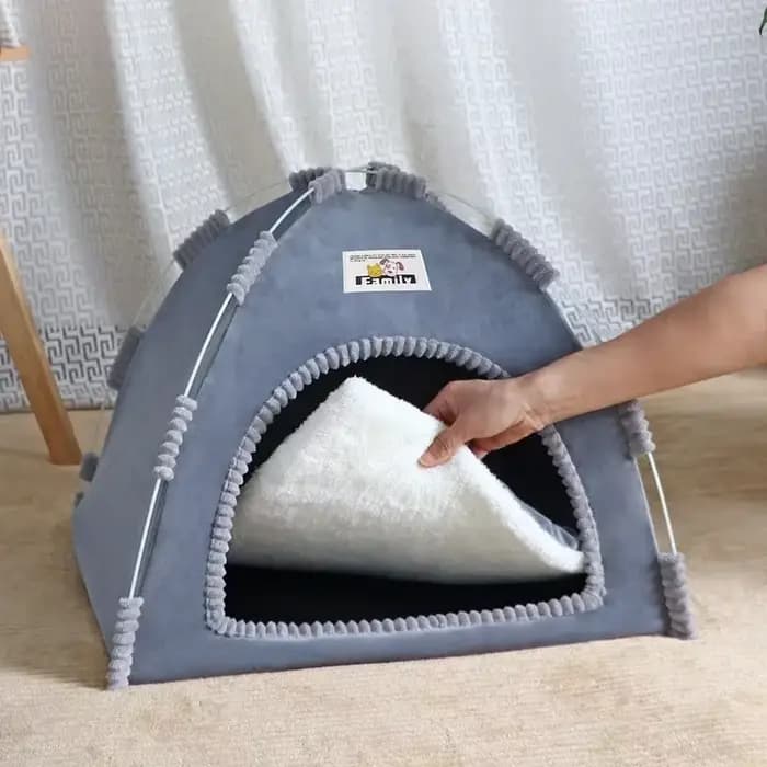 Tente pour chat, grotte, cabane, maison de sommeil pour chaton, chiot, parc, panier, niche pour chat