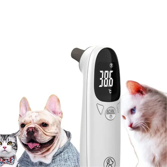 Thermomètre infrarouge pour animaux de compagnie, chien, chat, mesure médicale des animaux, électron