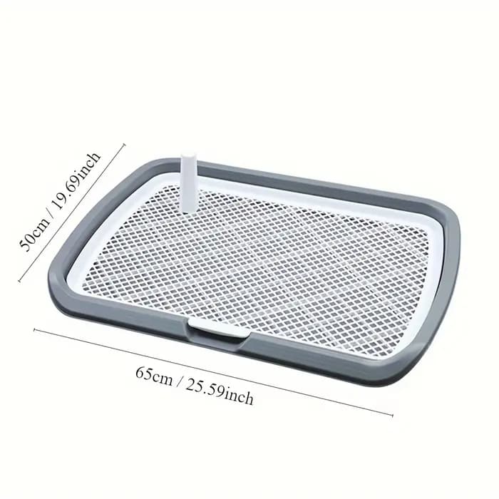 Pot de toilette en plastique réutilisable pour animaux de compagnie, support de pipi pour chien avec