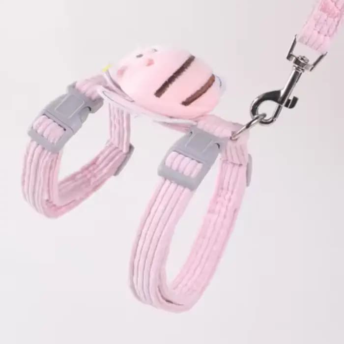 Harnais pour chat, harnais et ensemble pour animaux de compagnie, Style abeille mignon, harnais régl