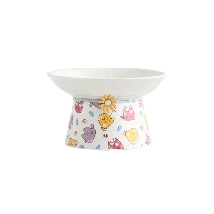 Bol en céramique Anti-coup pour chat, créatif et mignon, bassin d'alimentation pour chien, grande ca