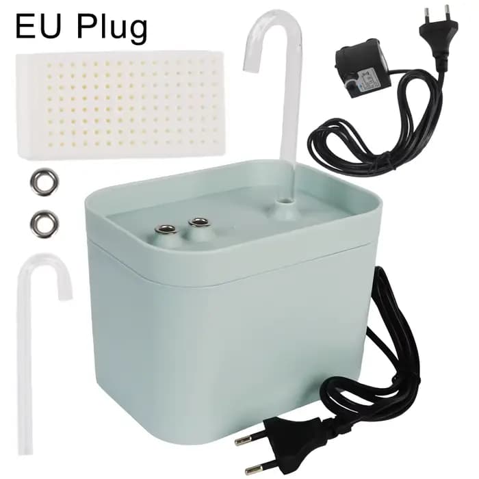 Fontaine d'eau électrique USB pour chat, distributeur silencieux à recirculation, filtre automatique
