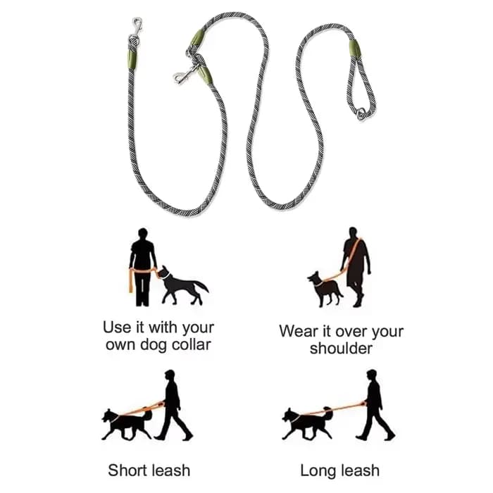 Laisses en nylon coulé pour chiens de compagnie, ULde traction, laisses pour courir, mains libres, p