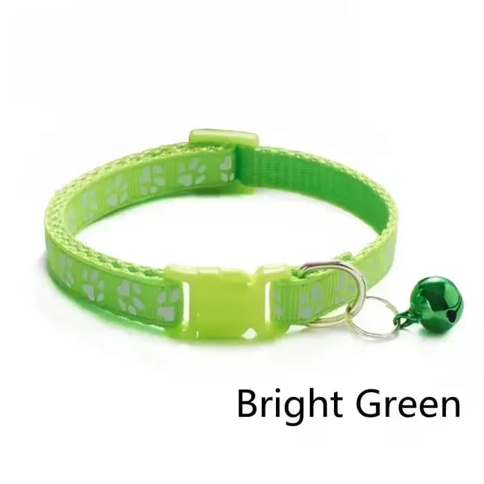 Collier universel pour animal de compagnie avec cloche et séparateur de matériau PP, empreinte régla