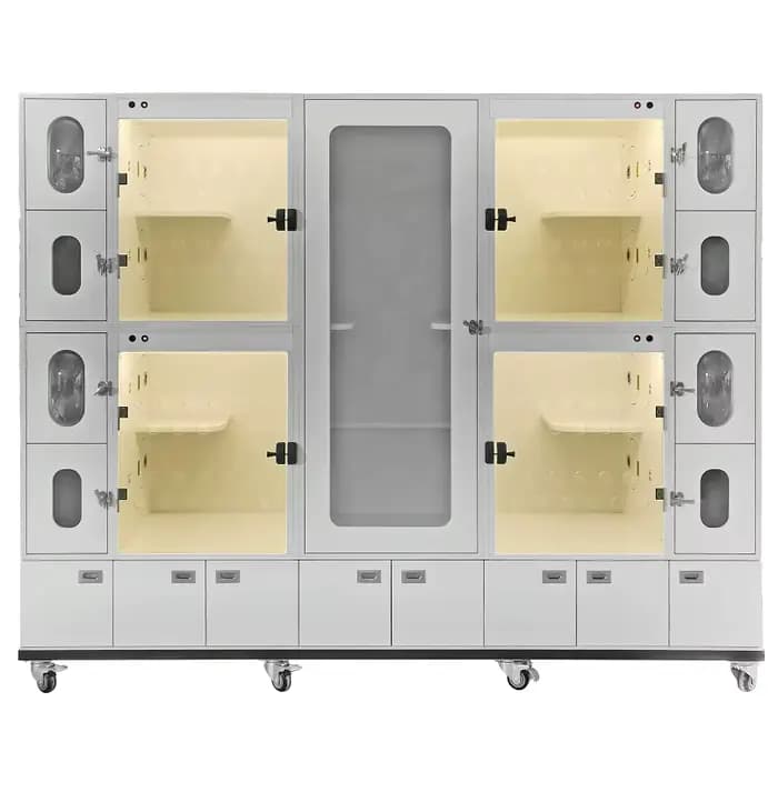 Grande Cage de chenil pour chat XXL à 4 couches de luxe, fournitures pour animaux de compagnie en ac