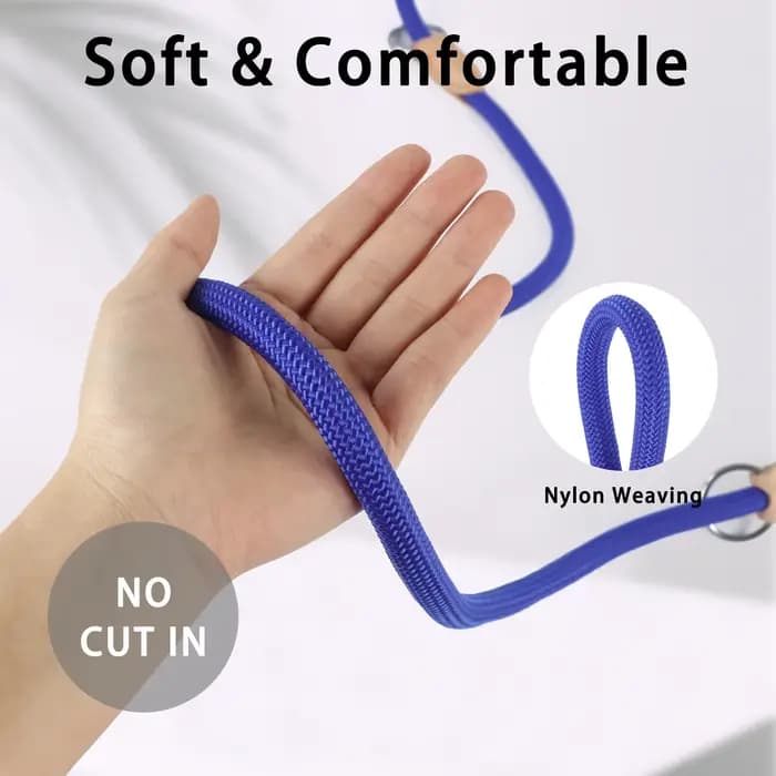 Laisses doubles polyvalentes pour chiens de taille moyenne, 210cm, réglables et en Nylon, mains libr