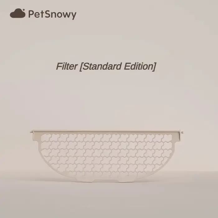 PetSnowy-Ensemble de toilette pour chat, boîte de toilette, virus, filtre à mailles, accessoires de