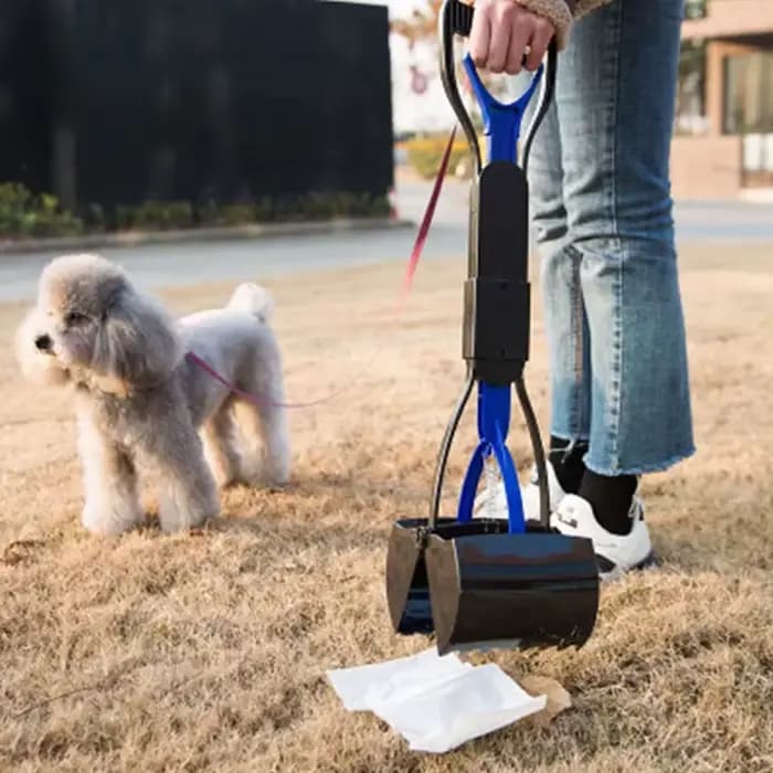 Cuillère à merde pour animaux de compagnie, Clip de merde pour chiens, manche Long, mâchoire, nettoy