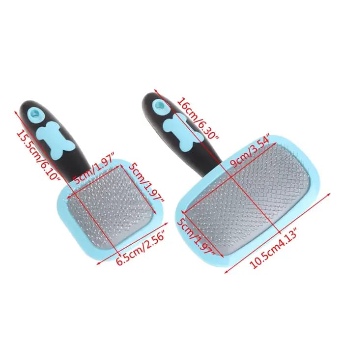 Brosse autonettoyante pour chat, pour chien, élimine les poils amples, peigne emmêlé, outil de toile