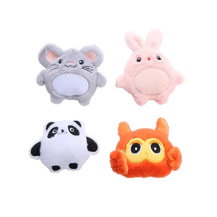 Jouet en peluche chat en papier sonore d'herbe à chat, 1 pièce, souris interactive douce et solide,