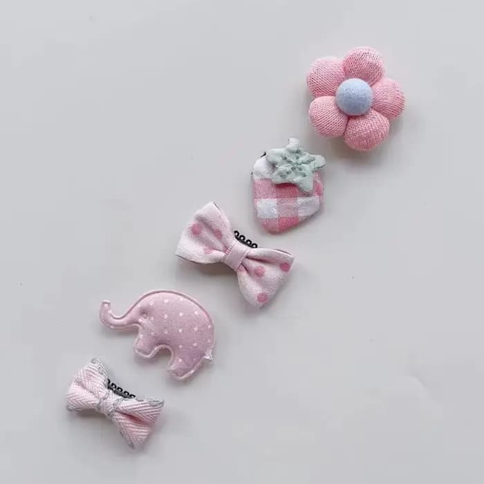 Lot de 5 nœuds pour chiens et chats, pinces à cheveux tendance pour animaux de compagnie, accessoire