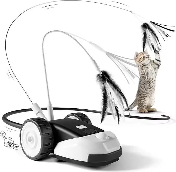 Jouet intelligent pour chat, 2 Modes, mouvement automatique, réveil tactile, voiture pour chats, chi