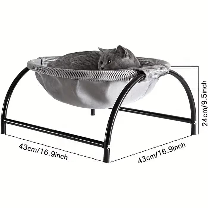 Lit pour chat hamac pour animaux de compagnie lit de couchage pour chat lit de refroidissement respi