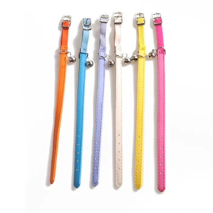 Collier de chat mignon couleur Macaron, collier de chat en sangle élastique, petit collier réglable