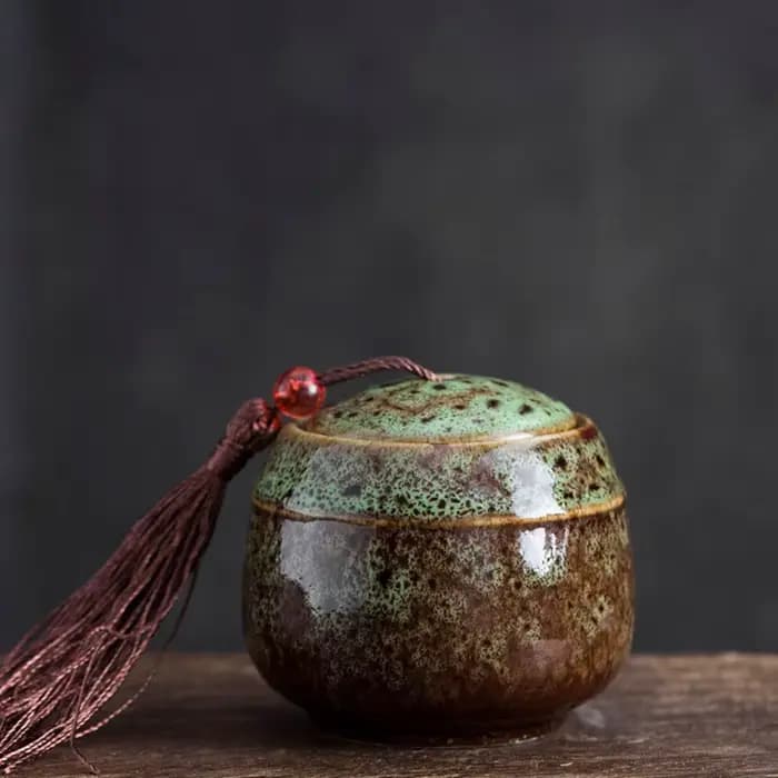 Boîte commémorative en céramique de nouvelle couleur, Pot scellé d'urne pour animaux de compagnie, g