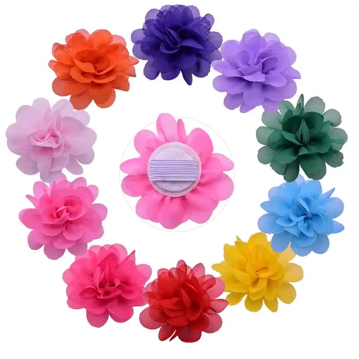 Accessoires pour petits chiens, 50/100 pièces, nœud papillon coulissant, collier à fleurs pour petit