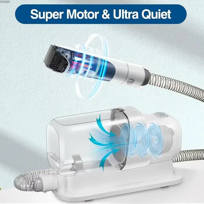 Aspirateur de toilettage pour chiens et Kit de toilettage pour animaux de compagnie avec capacité de