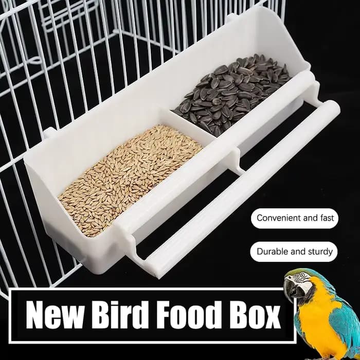 Bol suspendu à l'eau pour perroquets et oiseaux, boîte d'alimentation blanche pour perruches, Cage p