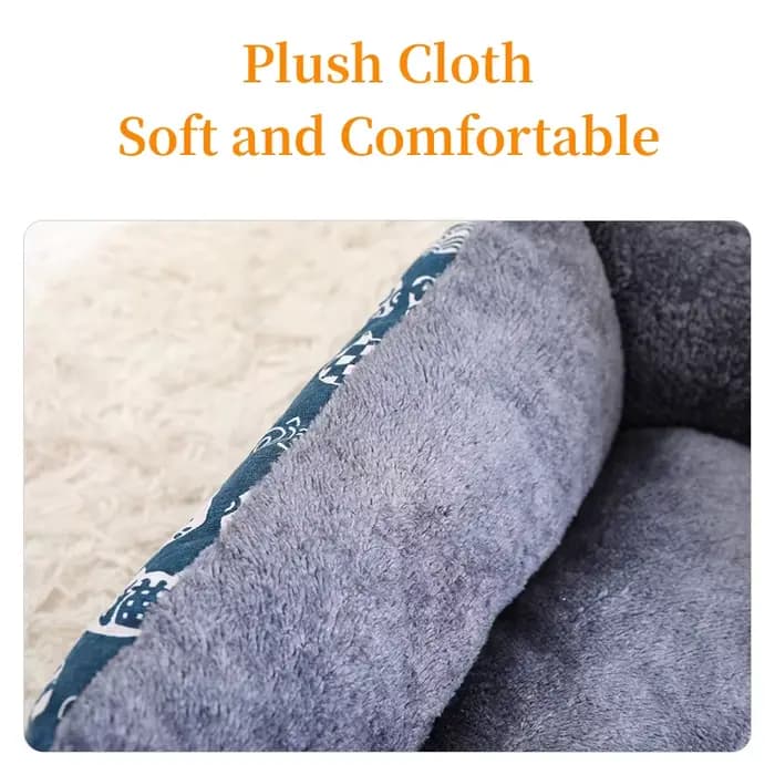 Tapis de lit d'hiver pour animaux de compagnie, grand canapé-lit pour chien, nid chaud pour animaux