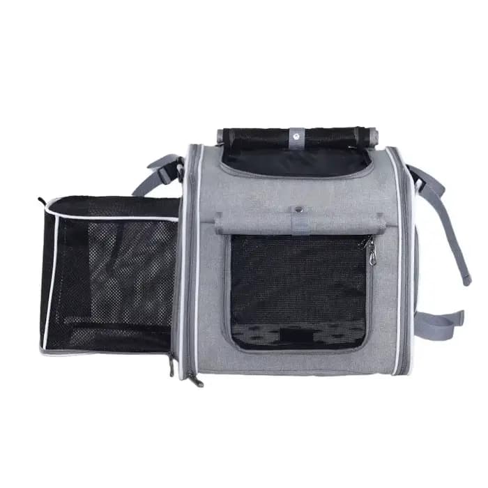 Panier de vélo pour chien ou chat, sac à dos extensible pour animaux de compagnie à parois souples a