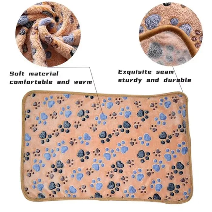 Couverture douce et moelleuse pour animaux de compagnie, tapis de dessin animé mignon, couverture ch