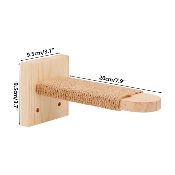 Poteau à gratter pour chat, meubles muraux en bois, tour d'arbre à gratter pour chaton, jouets, colo