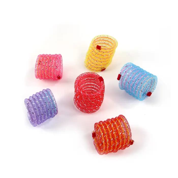 Jouets interactifs pour chaton et chat, jouet à ressorts colorés, jouet pour animaux de compagnie, r