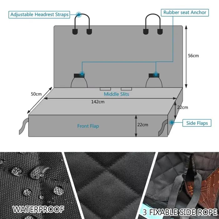 Housse de siège de voiture pour chien, matelas de transport de voyage pour animaux de compagnie, pro