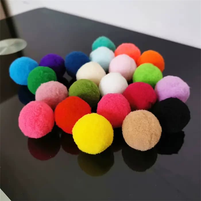 Jouets d'entraînement pour chat, 10/20/30 pièces, chatons créatifs, Mini pompons, jeux, balle en pel