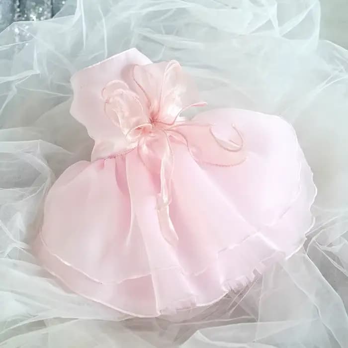 Robe de Mariée Blanche pour Petits Chiens, Tenue d'Été pour Animaux de Compagnie, Chiot et Chat