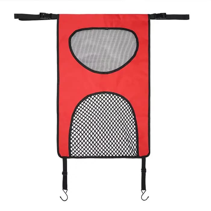 Barrière de sécurité en nylon pour animaux de compagnie, légère, durable, en maille, pour siège arri