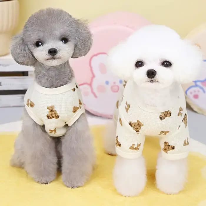 Pyjama pour chien à motif Animal, vêtements pour animaux de compagnie, combinaison pour chien, gilet