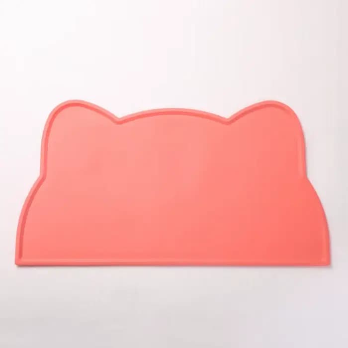 Tapis alimentaire en silicone pour animaux de compagnie, imperméable, antidérapant, sale, lavable et