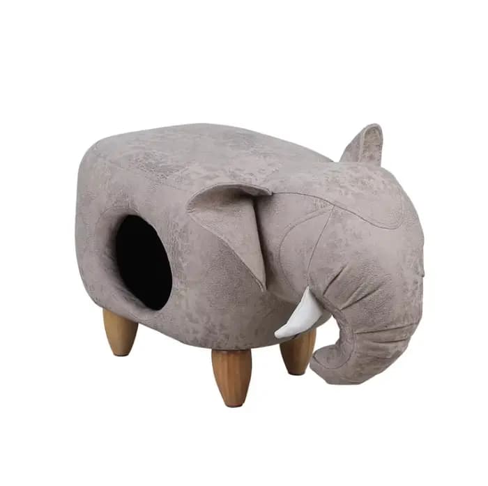 Nid de tabouret d'arbre à chat Animal créatif, nid de chat Semi-fermé, nid de noël pour animaux de c